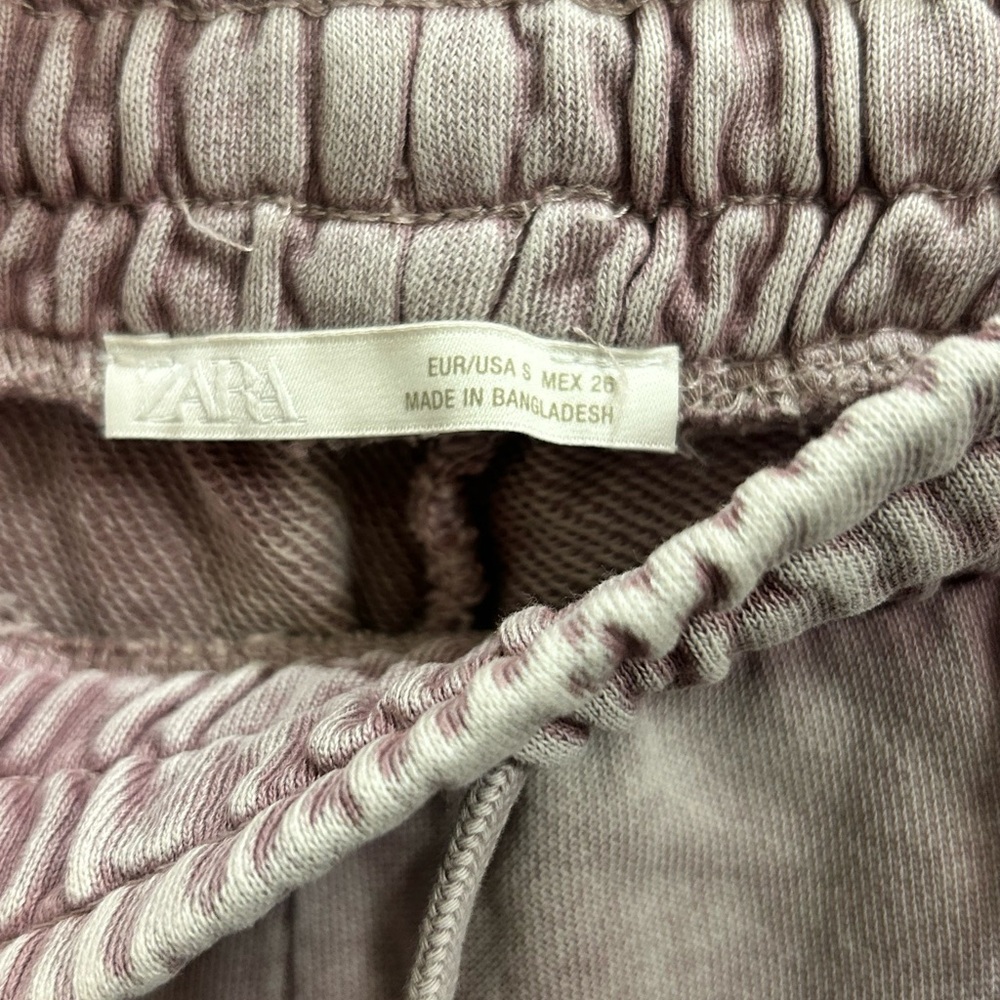 Zara Washed Effects Sweatpant Sweatshirt Set S - Picture 3 of 10